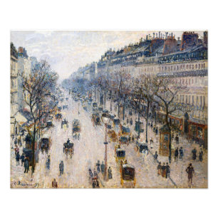 Foto Pissarro - Boulevard Montmartre, Manhã de Inverno