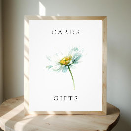 Foto Placas de Cartões e Presentes de Noiva Floral de M