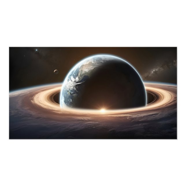 Foto Planeta terrestre a partir do espaço (Frente)