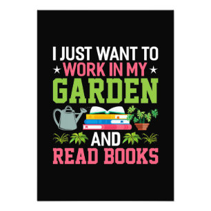 Foto Plante Em Minha Gargen E Leia Livros
