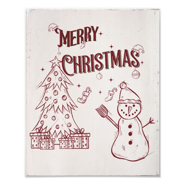 Foto Playful Merry Christmas (Frente)