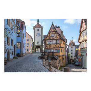 Foto Plönlein em Rothenburg ob der Tauber, Alemanha