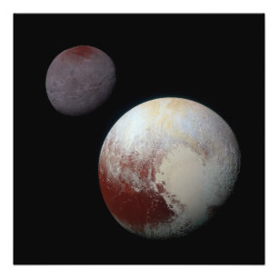Foto Plutão & Charon 9th ou Dwarf Planet Solar System