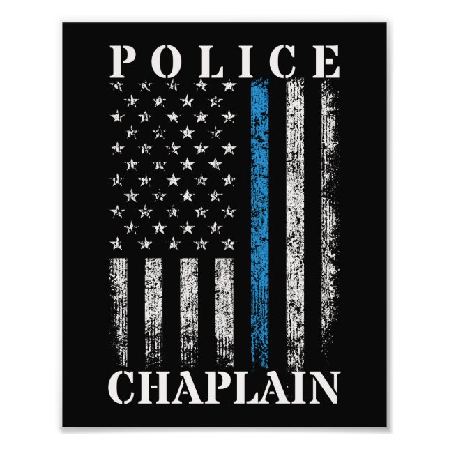 Foto Polícia Chaplain - Bandeira Americana (Frente)