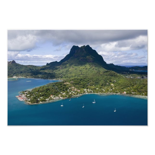 Foto Polinésia Francesa, Bora Bora. Vista aérea de (Frente)