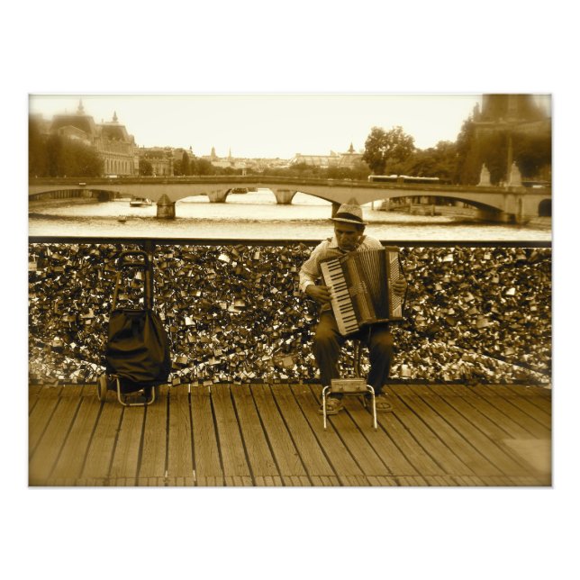 Foto Pont des Arts: The Love Lock Bridge, Paris (Frente)