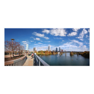 Foto Ponte aérea sobre o Centro de Lady Bird Lake