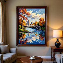 Ponte Branca de Indianapolis Sobre o Rio Branco