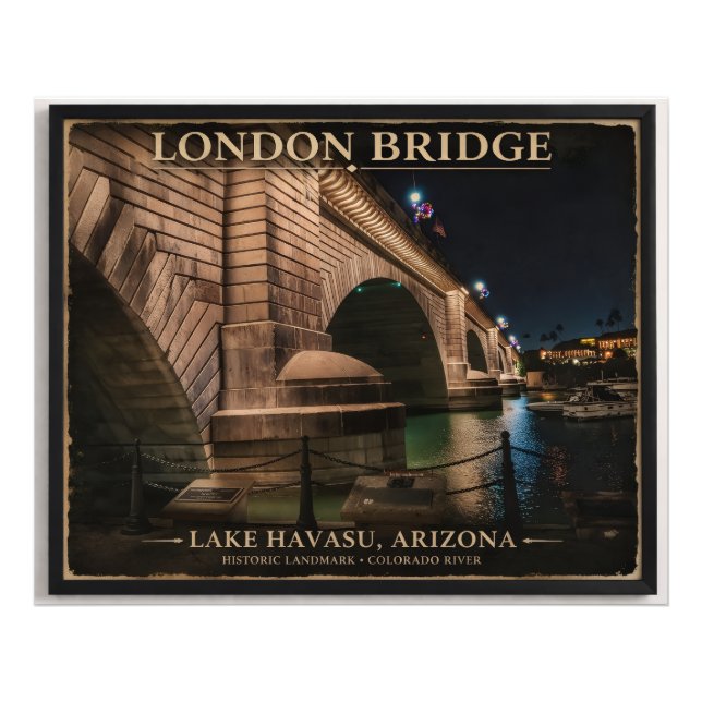 Foto Ponte de Londres à Noite (Frente)
