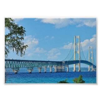 Foto Ponte impressão Mackinac