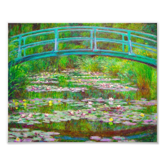 Foto Ponte Monet Japonesa e Lírios de Água (Frente)
