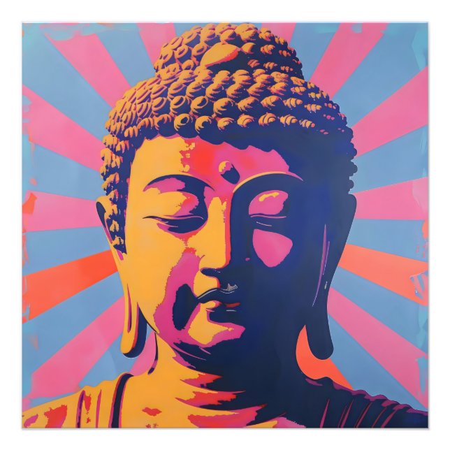 Foto Pop Art Buddha (Frente)