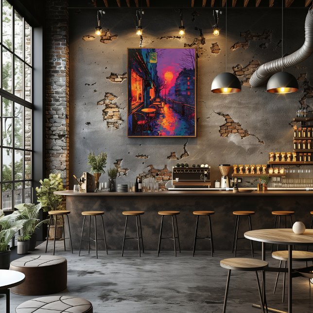 Foto Pop Art: Café Nocturno en París (Criador carregado)