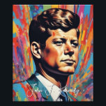Foto Pop Art Jack JFK John F. Kennedy<br><div class="desc">A coleta de cartões postais é uma paixão para você? Ou isso é algo muito antiquado? Não para amantes de cartões postais. É um hábito indispensável. De que outra forma é possível deixar uma memória que é inteiramente sua que seus entes queridos podem tocar?</div>