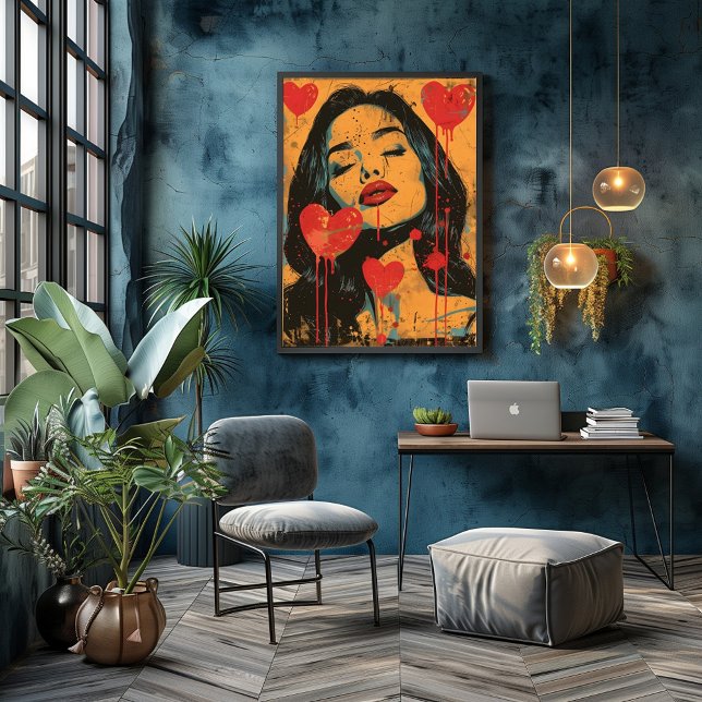 Foto Pop Art Romántico: Mirada Seductora (Criador carregado)