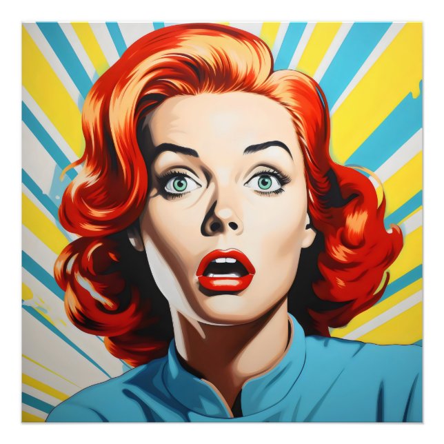 Foto Pop de Arte Chocada (Frente)