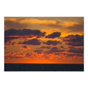 Foto Por do sol do Lago Michigan, Ludington, Michigan