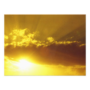 Foto Por do sol dourado