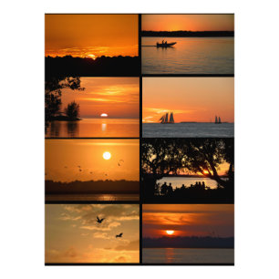 Foto pôr do sol majestoso na Flórida