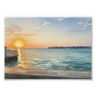 Foto Pôr do sol no Porto