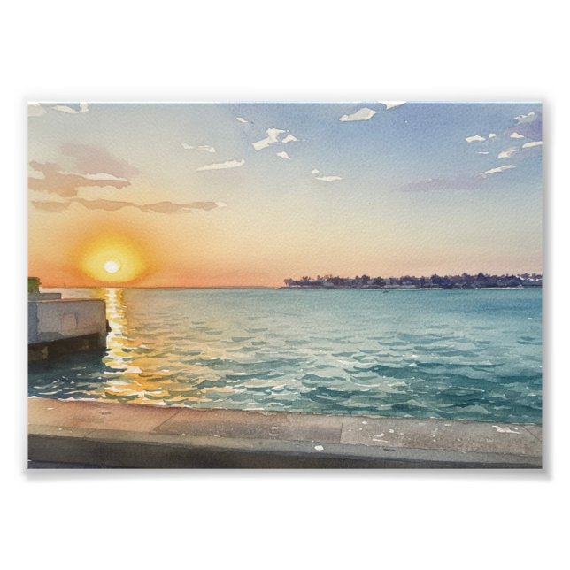 Foto Pôr do sol no Porto (Frente)