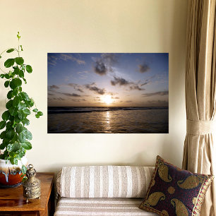 Foto Pôr do sol sobre o mar árabe