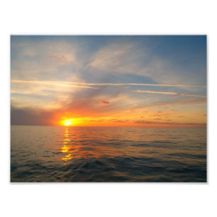 Foto Pôr do sol sobre o oceano