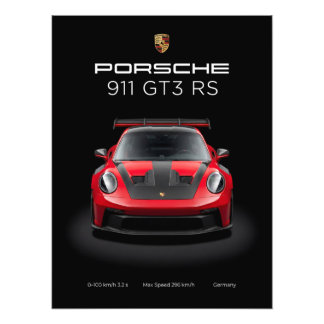 Foto Porsche 911 GT3 RS Supercarro Vermelho