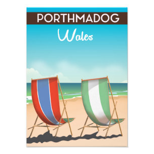 Foto Porthmadog, País de Gales, galês, impressão de car
