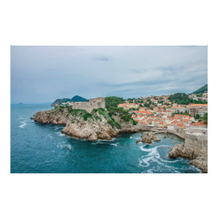 Foto Porto de Dubrovnik e centro urbano