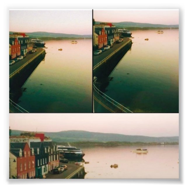Foto Porto de Tobermory, Ilha de Mull, Escócia (Frente)