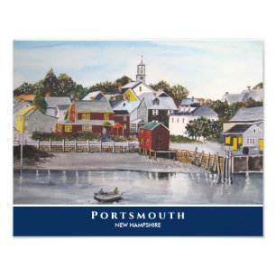 Foto Portsmouth Harbour New Hampshire USA Painting