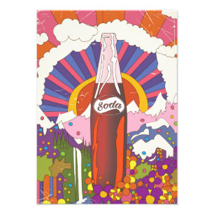 Foto Poster comercial soda estilo Vintage