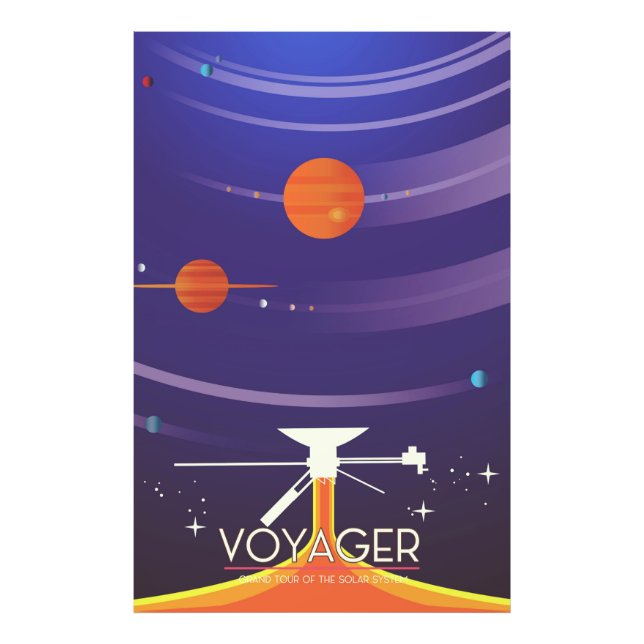 Foto Poster da Voyager Grand Tour Science (Frente)