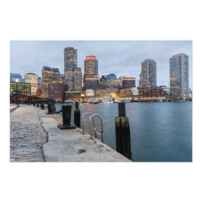 Foto Poster de Boston Skyline (Frente)