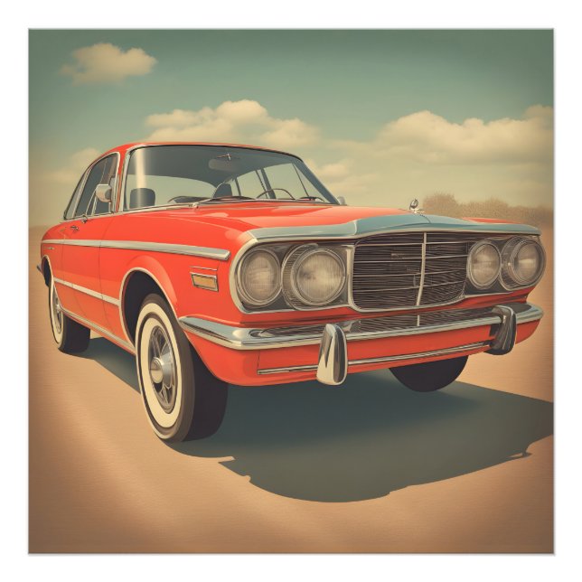 Foto Poster de carro clássico (Frente)