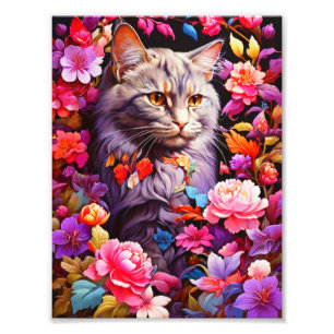 Foto Poster de Cat - Decoração de Arte de Parede