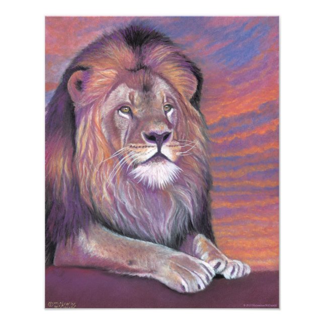 Foto Poster de leão (Frente)