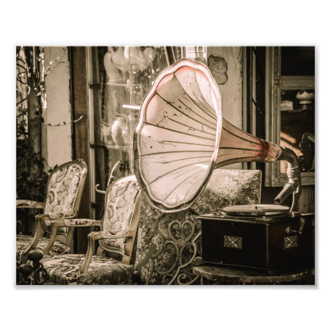 Foto poster de loja antiga (Frente)