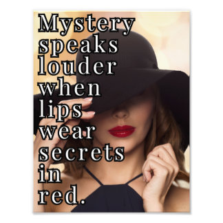 Foto Poster de mulher com citação