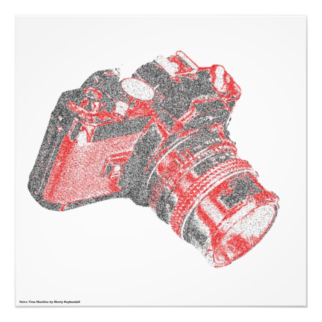 Foto Poster de parede DSLR retrorretral (Frente)