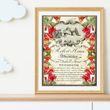 Poster de publicidade Vintage