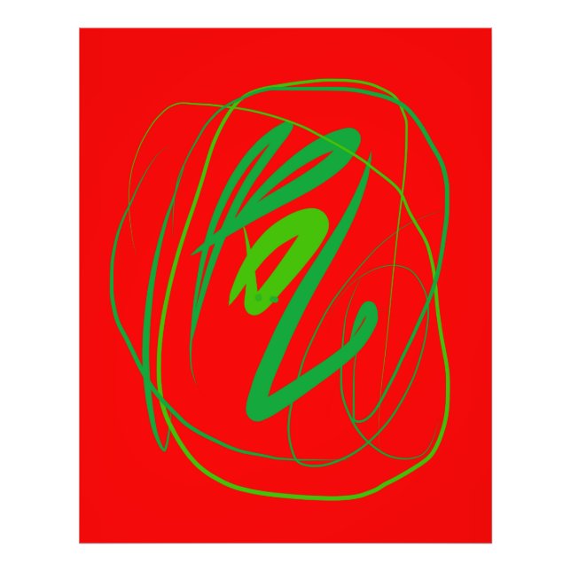 Foto Poster de sombra complementar II (Frente)