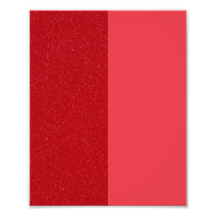 Foto Pôster de Textura Dividida Vermelho Tomate – Perso