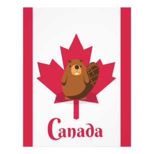Foto poster de viagens canadense de desenhos animados d