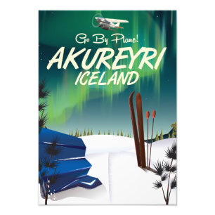 Foto Poster de viagens de Akureyri Islândia