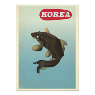 Foto poster de viagens de estilo Koi Koi