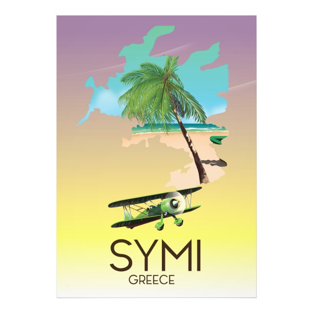 Foto Poster de viagens de Grécia Simi (Frente)