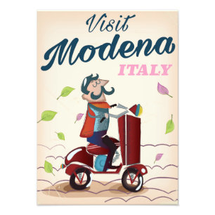 Foto Poster de viagens de Patinete Modena Itália