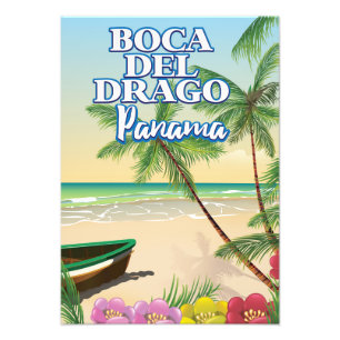 Foto poster de viagens de praia Boca del Drago Panama